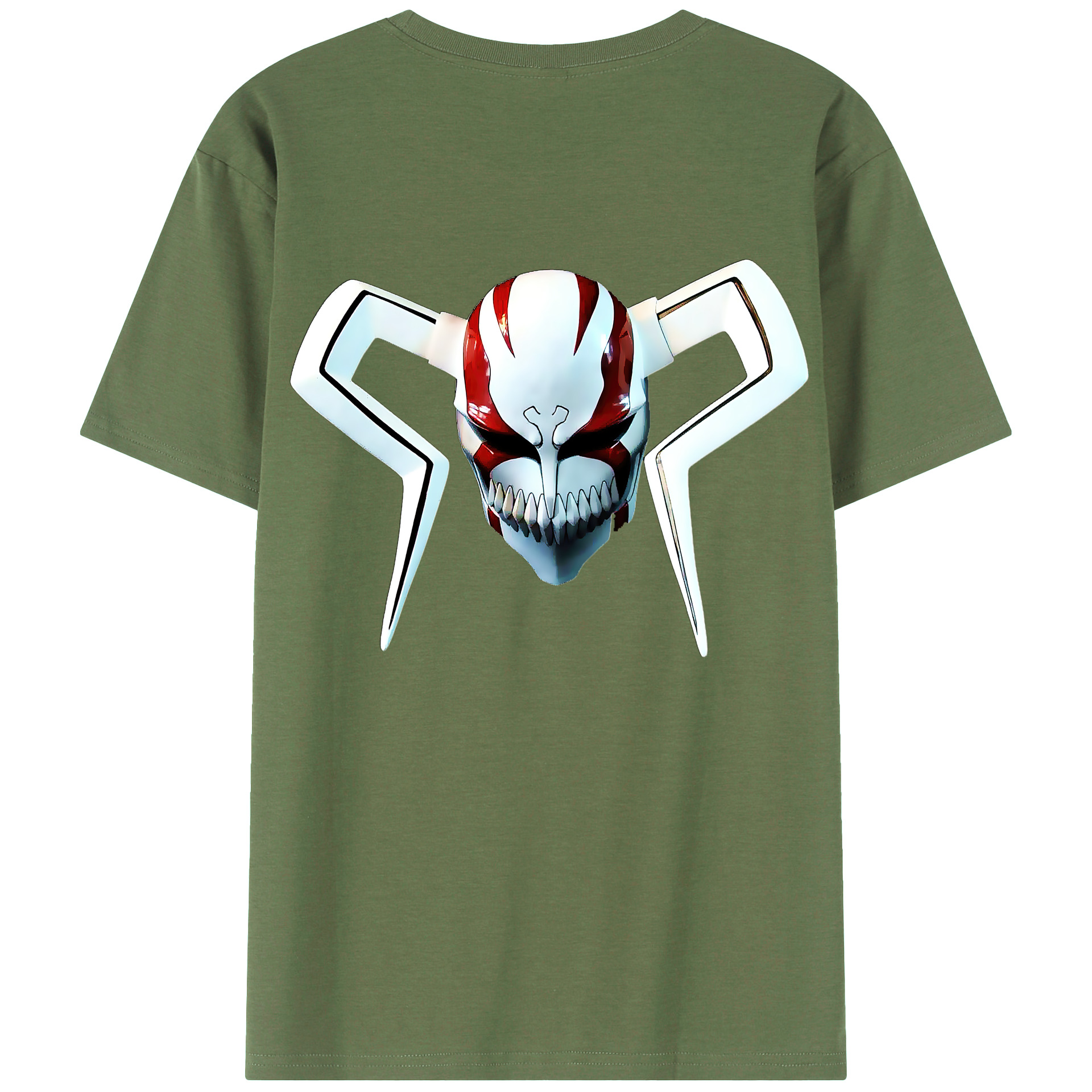 （画像用） ブリーチ 黒崎一護（くろさき いちご）BLEACH Kurosaki Ichigo 綿100％ メンズ半袖Tシャツ（バックプリント） 通気性